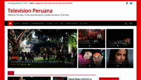 What Television-peruana.org website looked like in 2019 (5 years ago)