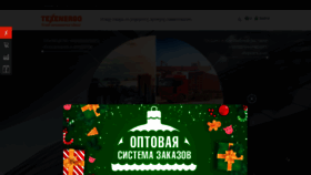 What Texenergo.ru website looked like in 2019 (5 years ago)
