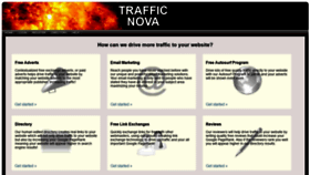 What Traffic-nova.com website looked like in 2019 (5 years ago)