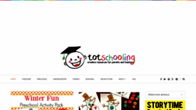 What Totschooling.net website looked like in 2019 (5 years ago)