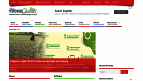 What Technologytimes.pk website looked like in 2019 (7 years ago)