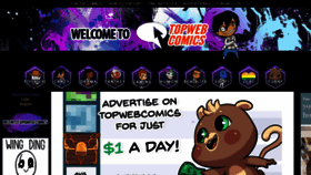 What Topwebcomics.com website looked like in 2019 (5 years ago)