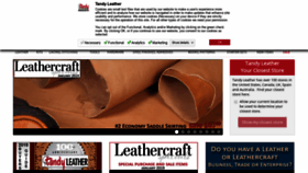 What Tandyleather.ca website looked like in 2019 (5 years ago)