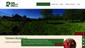 What Tierheimbueckeburg.de website looked like in 2019 (5 years ago)