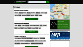 What Transportguiderotterdam.com website looked like in 2019 (5 years ago)