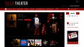 What Tulsa-theater.com website looked like in 2019 (5 years ago)