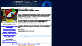 What Topoware.com website looked like in 2019 (5 years ago)
