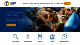 What Tcc.fl.edu website looked like in 2019 (5 years ago)