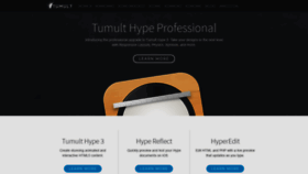 What Tumult.com website looked like in 2019 (5 years ago)