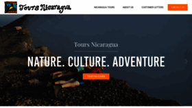 What Toursnicaragua.com website looked like in 2019 (5 years ago)