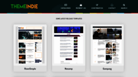 What Themeindie.com website looked like in 2019 (5 years ago)