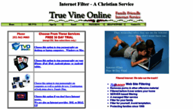 What Truevine.net website looked like in 2019 (5 years ago)