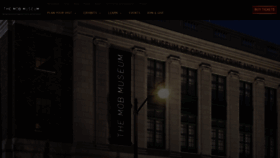 What Themobmuseum.org website looked like in 2019 (5 years ago)
