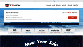 What Temok.com website looked like in 2019 (5 years ago)