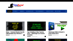What Tutogenial.com website looked like in 2019 (5 years ago)