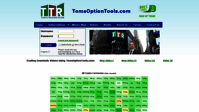 What Tomsoptiontools.com website looked like in 2019 (5 years ago)