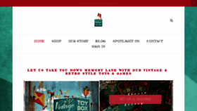 What Thevintagetoybox.com.au website looked like in 2019 (5 years ago)