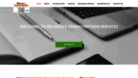 What Transcriptionservices.co.za website looked like in 2019 (5 years ago)