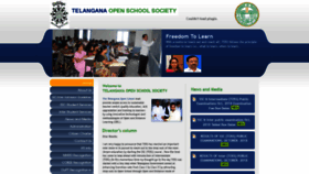 What Telanganaopenschool.org website looked like in 2019 (5 years ago)