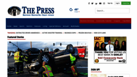 What Thepress.net website looked like in 2019 (5 years ago)