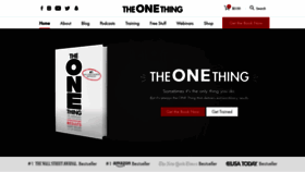 What The1thing.com website looked like in 2019 (5 years ago)
