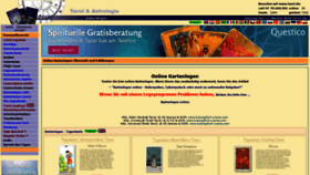 What Tarot.de website looked like in 2019 (5 years ago)