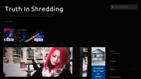 What Truthinshredding.com website looked like in 2019 (5 years ago)