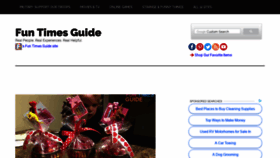 What Thefuntimesguide.com website looked like in 2019 (7 years ago)