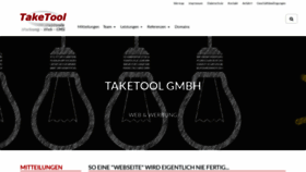 What Taketools.de website looked like in 2019 (5 years ago)