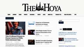 What Thehoya.com website looked like in 2019 (5 years ago)
