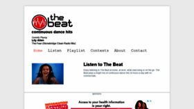 What Thebeat.us website looked like in 2019 (5 years ago)