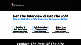 What Theinterviewguys.com website looked like in 2019 (5 years ago)