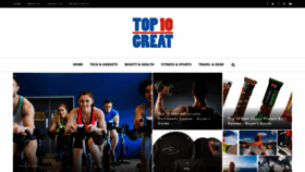 What Top10great.com website looked like in 2019 (5 years ago)