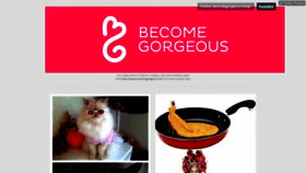 What Tumblr.becomegorgeous.com website looked like in 2019 (5 years ago)