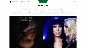 What Ticket.at website looked like in 2019 (5 years ago)