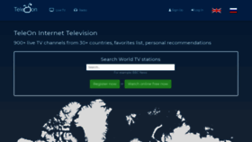 What Teleon.tv website looked like in 2019 (5 years ago)