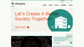 What Thesync.org website looked like in 2019 (5 years ago)