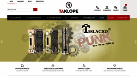 What Taklope.com website looked like in 2019 (5 years ago)