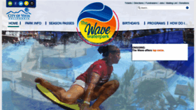 What Thewavewaterpark.com website looked like in 2019 (5 years ago)