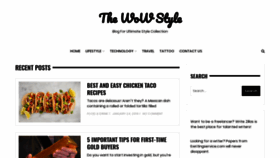 What Thewowstyle.com website looked like in 2019 (5 years ago)