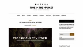What Timeinthemarket.com website looked like in 2019 (5 years ago)