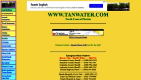 What Tanwater.com website looked like in 2019 (5 years ago)