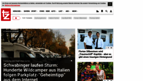 What Tz-online.de website looked like in 2019 (5 years ago)