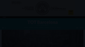 What Totbarcelona.cat website looked like in 2019 (5 years ago)