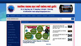 What Thptphuquoc.edu.vn website looked like in 2019 (5 years ago)