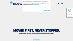What Tradeweb.com website looked like in 2019 (5 years ago)