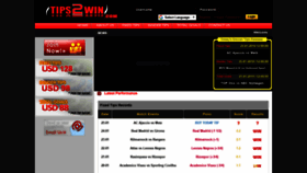 What Tips2win.com website looked like in 2019 (5 years ago)