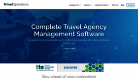 What Traveloperations.com website looked like in 2019 (5 years ago)