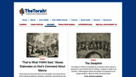 What Thetorah.com website looked like in 2019 (5 years ago)