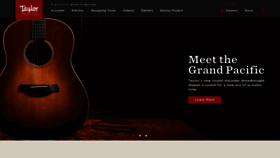What Taylorguitars.com website looked like in 2019 (5 years ago)
